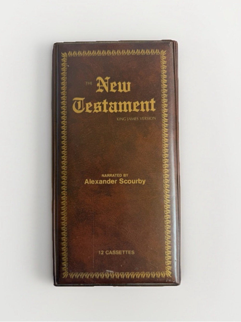 Vintage New Testament Bible 12 Cassette Tape Set KJV Alexander Scourby Promedia